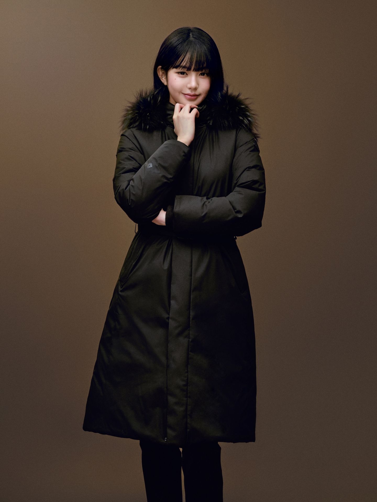 La Belle (라벨르) 여성 W/S 캐시미어 롱 다운 자켓