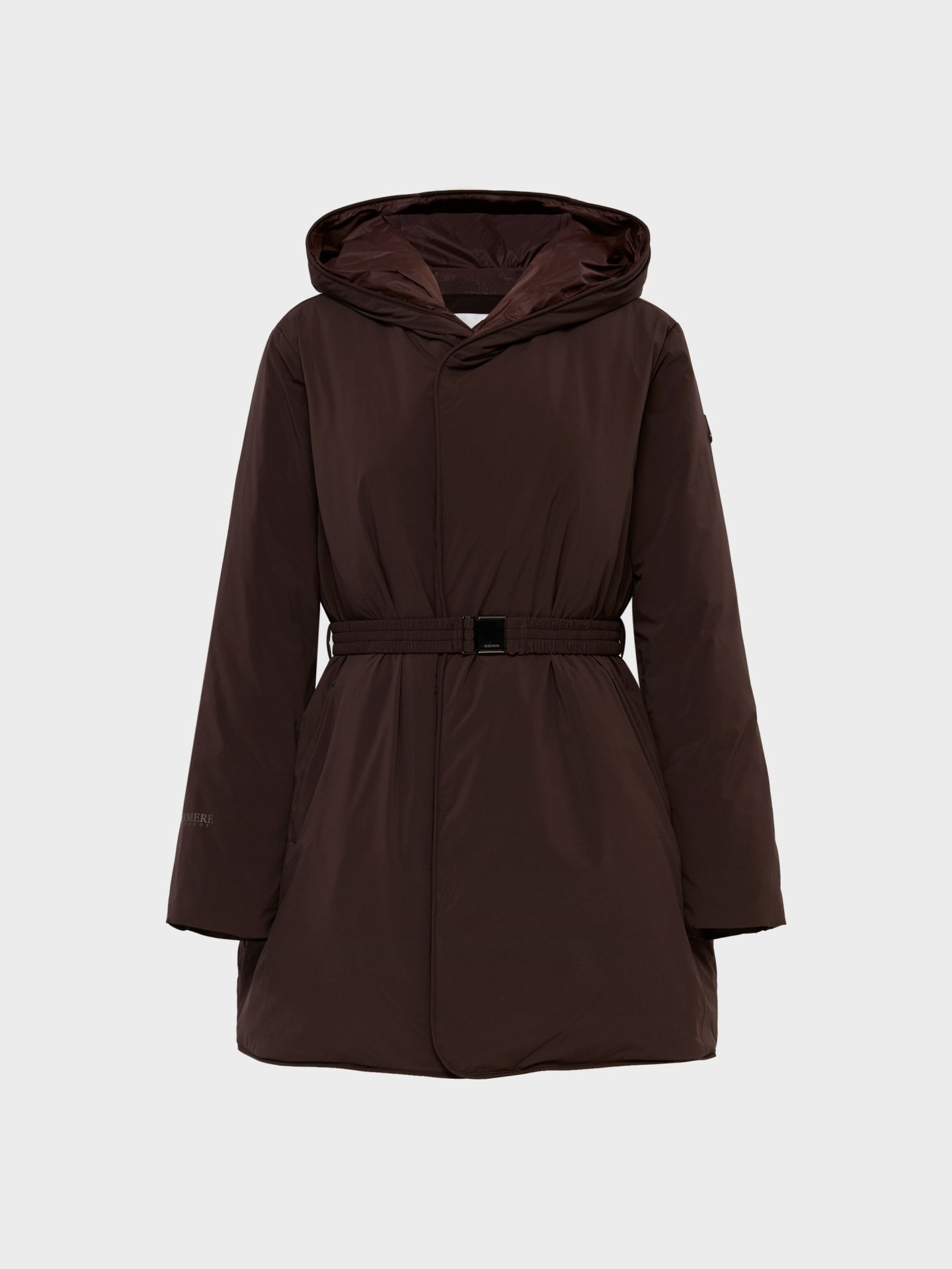 La Belle (라벨르) 여성 캐시미어 미들 코트 다운 자켓